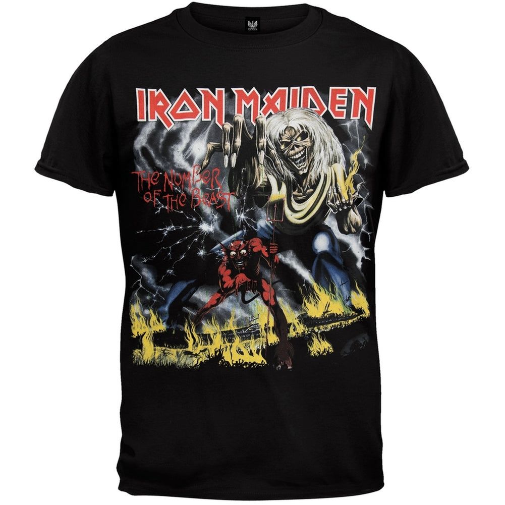 Iron Maiden - Number of the Beast Mens T Shirt sold by Old Glory
