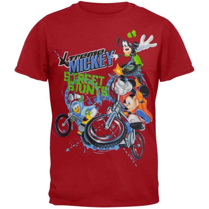 Disney Characters Extreme Mickey Street Stuntz Youth T Shirt sold by Old Glory