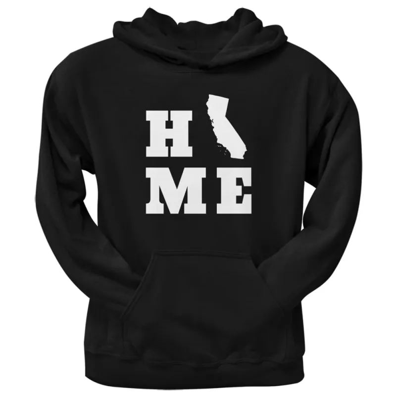California Home Black Adult Hoodie sold by Old Glory