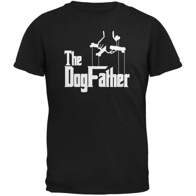 Fathers Day - The Dog Father Black Adult T-Shirt sold by Old Glory