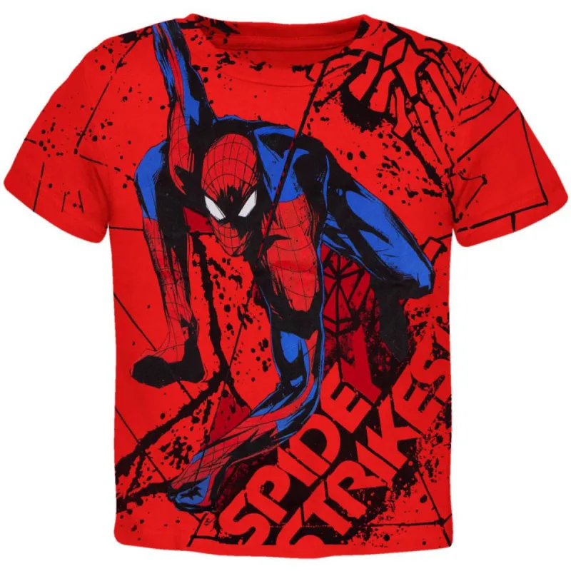Amazing Spider-Man - Web Strike All-Over Youth T-Shirt sold by Old Glory