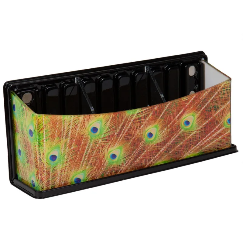 Peacock Pattern Fun Caddy Basket sold by Old Glory