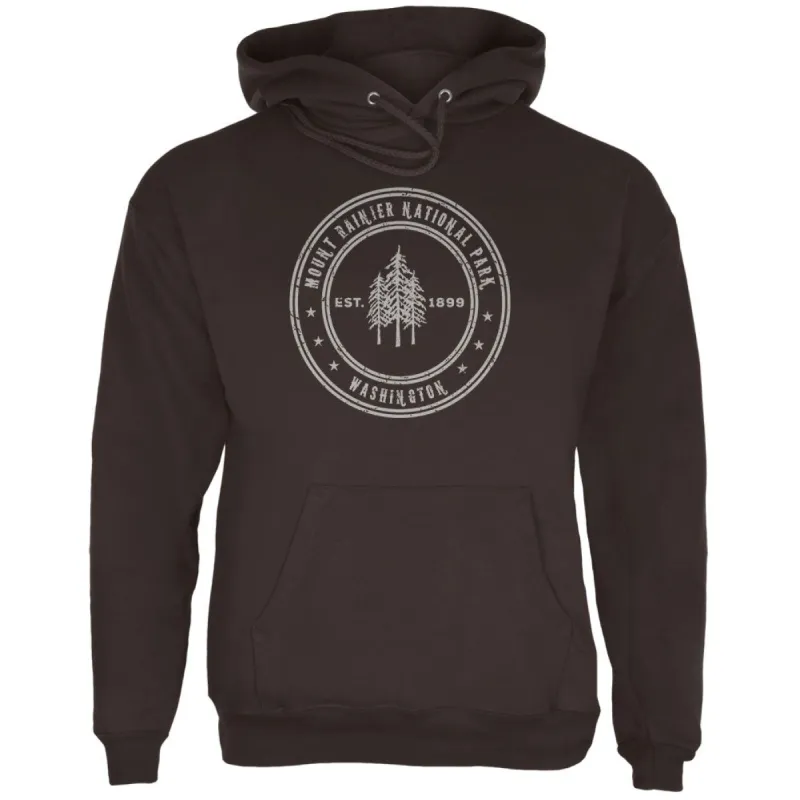 Mount Rainier National Park Mens Hoodie sold by Old Glory