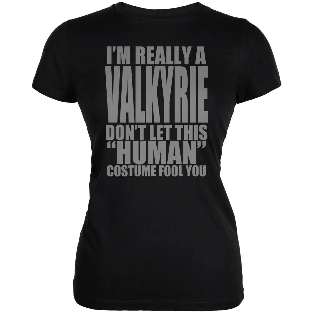Halloween Human Valkyrie Costume Juniors Soft T Shirt sold by Old Glory