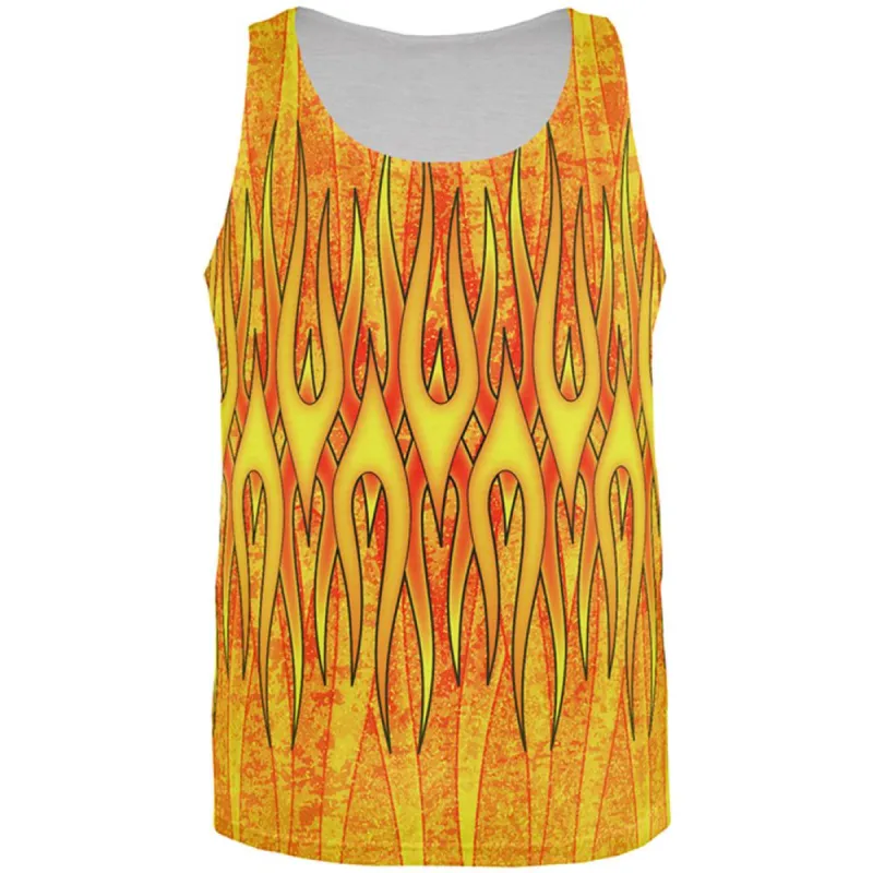 Flame On Fire Starter Pyromaniac All Over Mens Tank Top sold by Old Glory