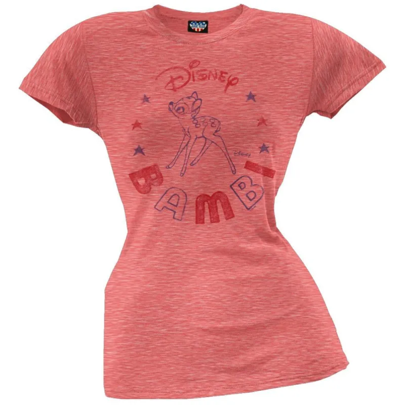Bambi - Vintage Drawing Juniors T-Shirt sold by Old Glory