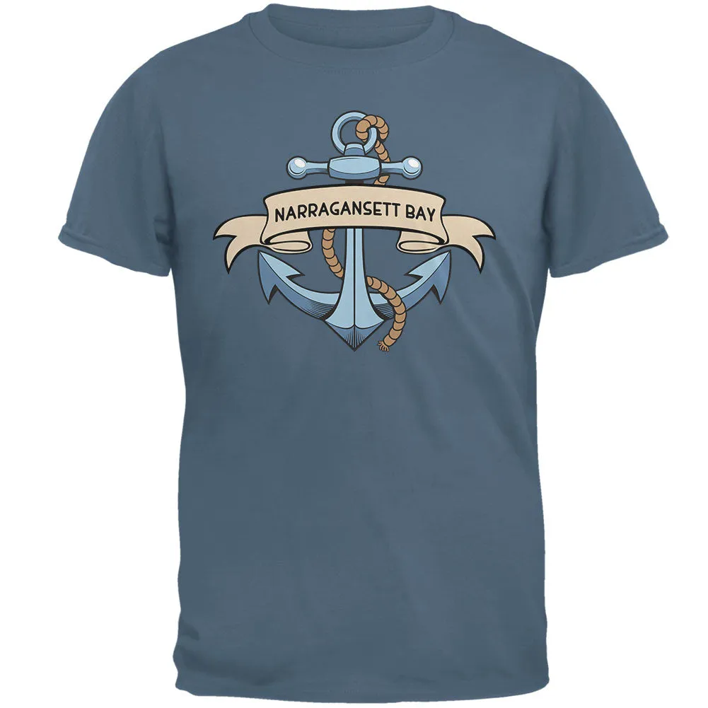 Anchor at Narragansett Bay Mens T Shirt sold by Old Glory product image thumbnail 2
