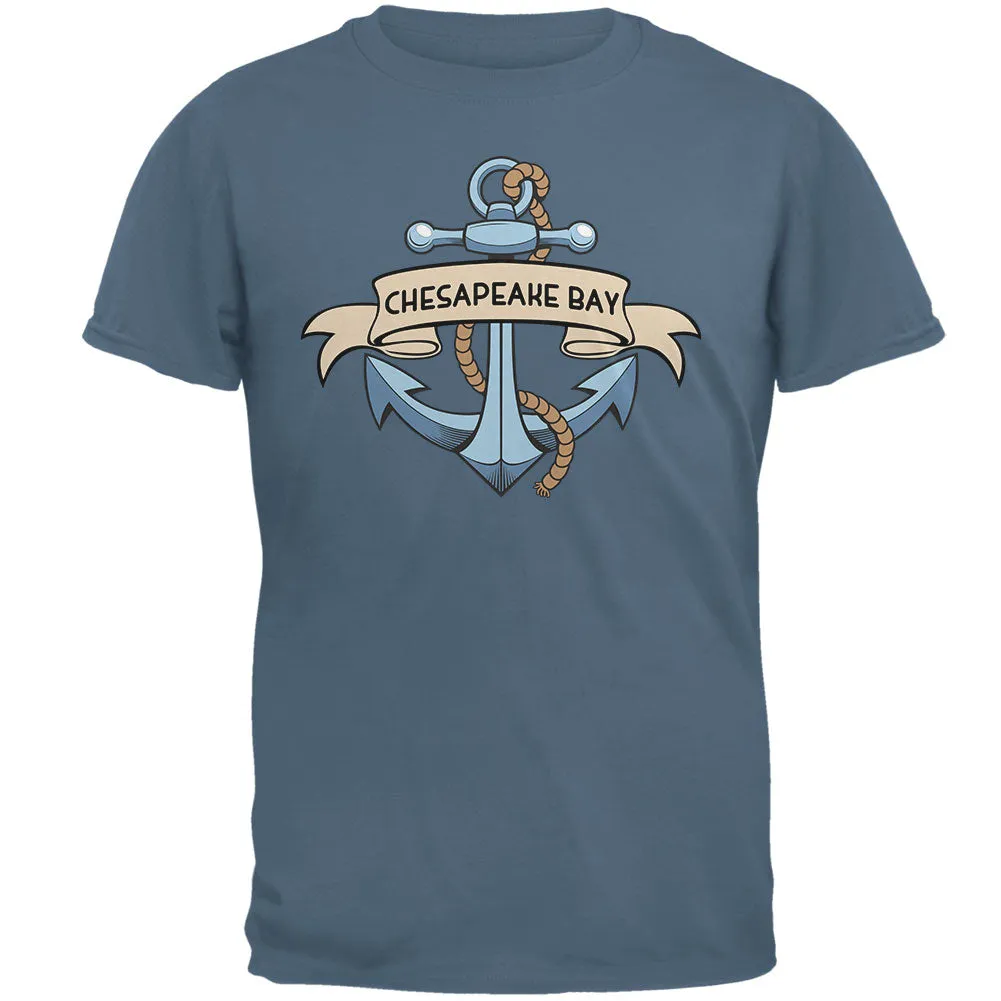Anchor at Chesapeake Bay Mens T Shirt sold by Old Glory product image thumbnail 2