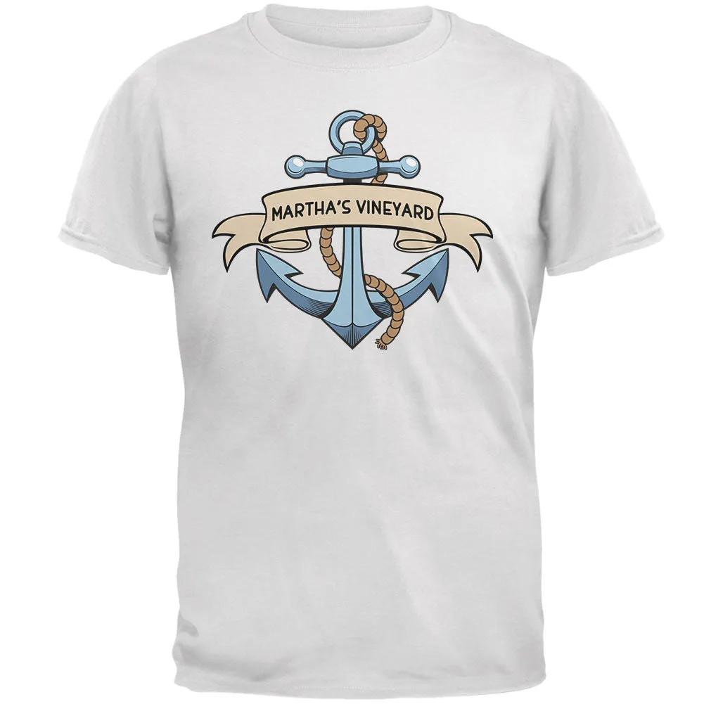 Anchor at Martha's Vineyard Mens T Shirt sold by Old Glory product image thumbnail 5