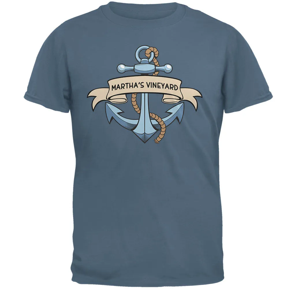 Anchor at Martha's Vineyard Mens T Shirt sold by Old Glory product image thumbnail 2
