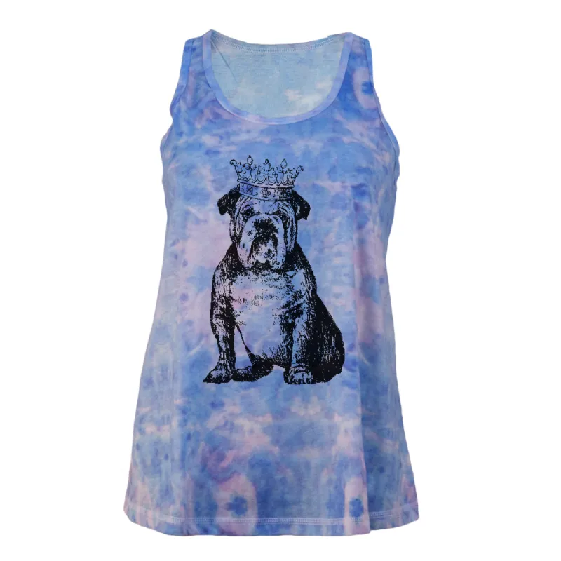 Bulldog Crown Juniors Tie Dye Tank Top sold by Old Glory