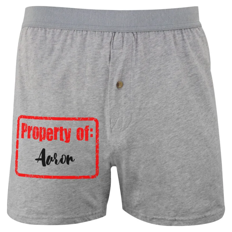 Property of Aaron Soft Knit Boxer sold by Old Glory