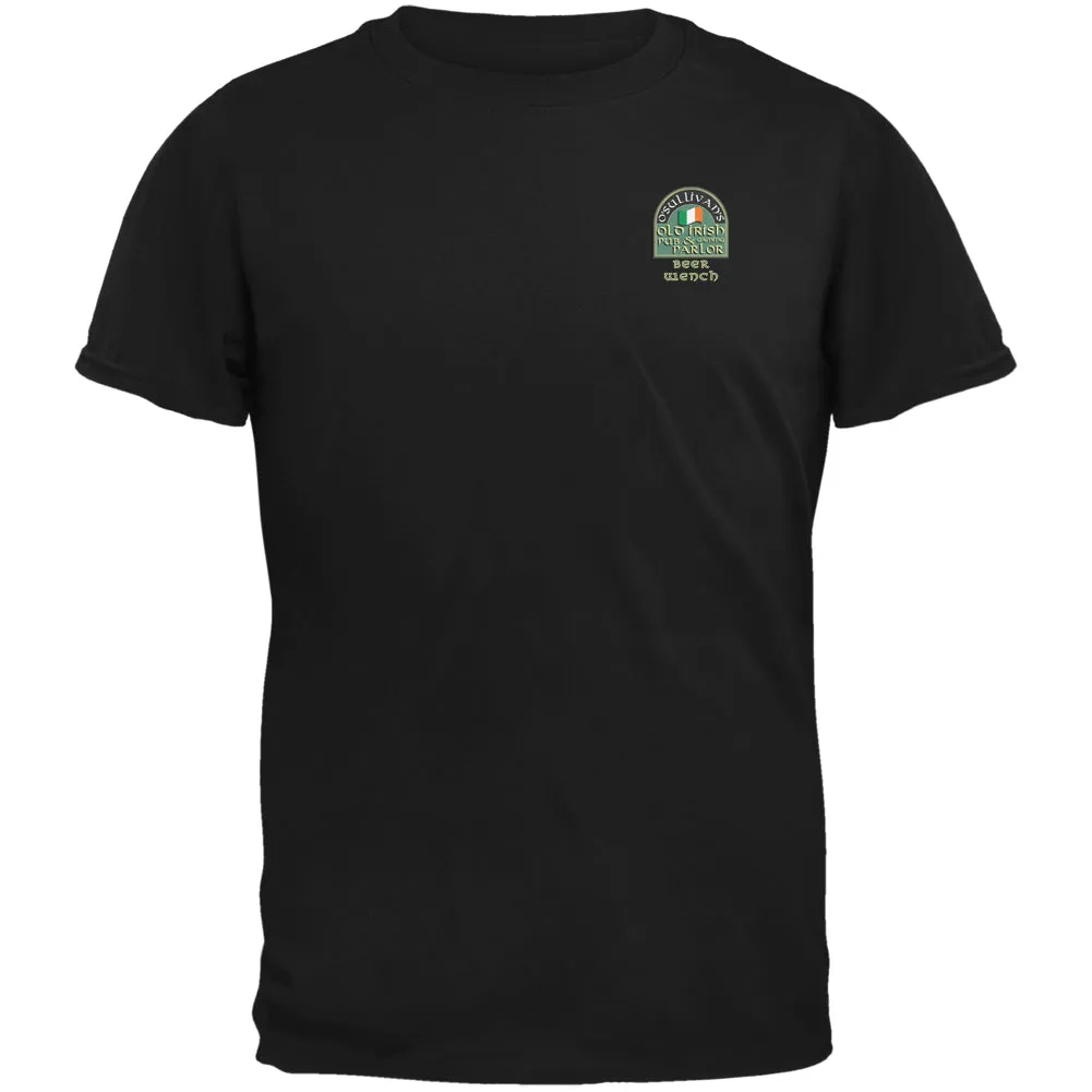 St. Patricks Day - O'Sullivan's Irish Pub Slainte Beer Wench Black Adult T-Shirt sold by Old Glory