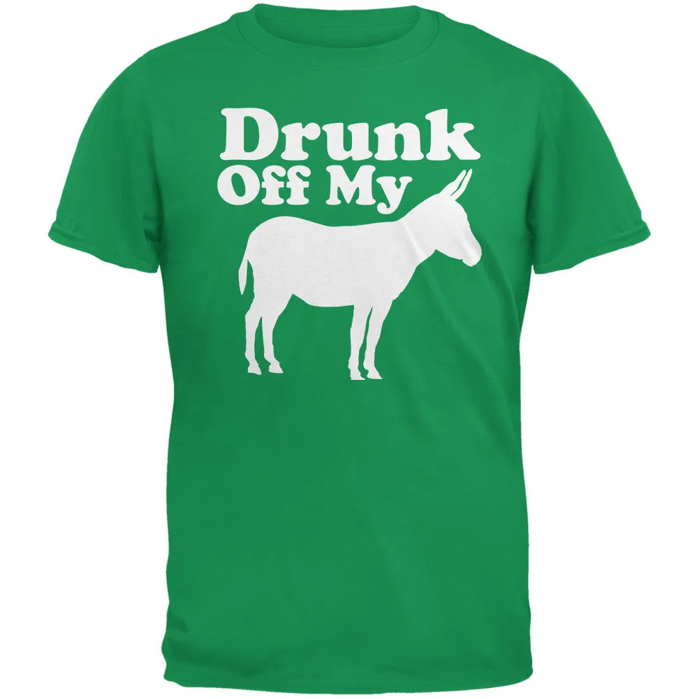 St. Patricks Day - Drunk Off My Ass Irish Green Adult T-Shirt sold by Old Glory