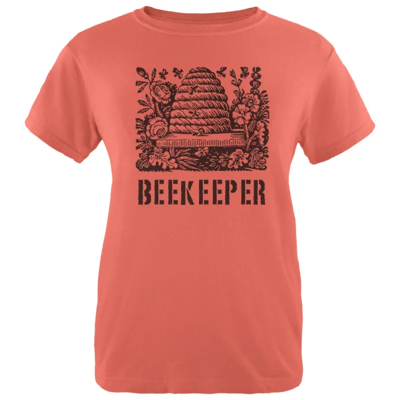 Vintage Bee Beekeeper Hive Womens T Shirt sold by Old Glory