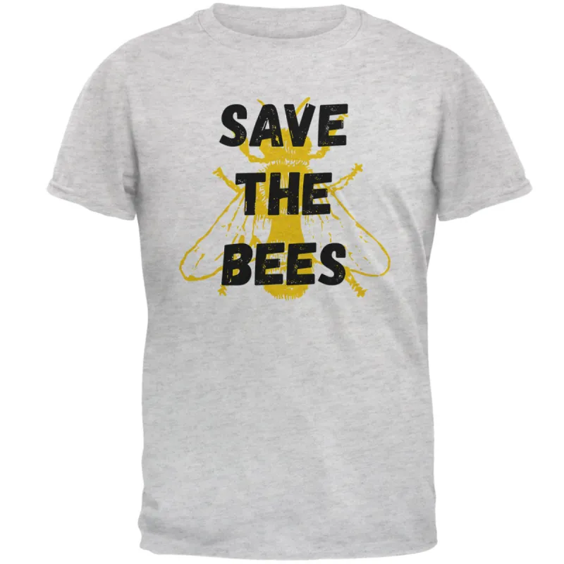 Honey Bee Save the Bees Mens T Shirt sold by Old Glory