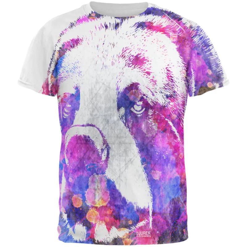 Spirit Bear Splatter All Over Mens T Shirt sold by Old Glory