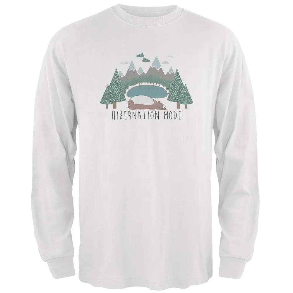 Autumn Bear Hibernation Mode Mens Long Sleeve T Shirt sold by Old Glory product image thumbnail 2