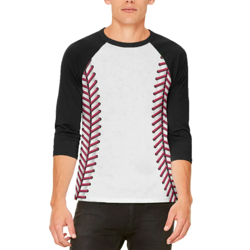 Baseball Costume Mens Raglan T Shirt sold by Old Glory