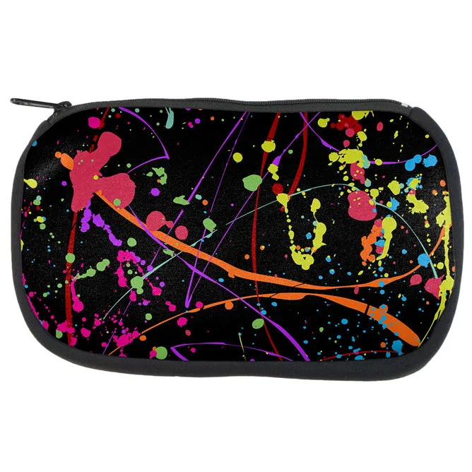 Splatter Paint Black Makeup Bag sold by Old Glory