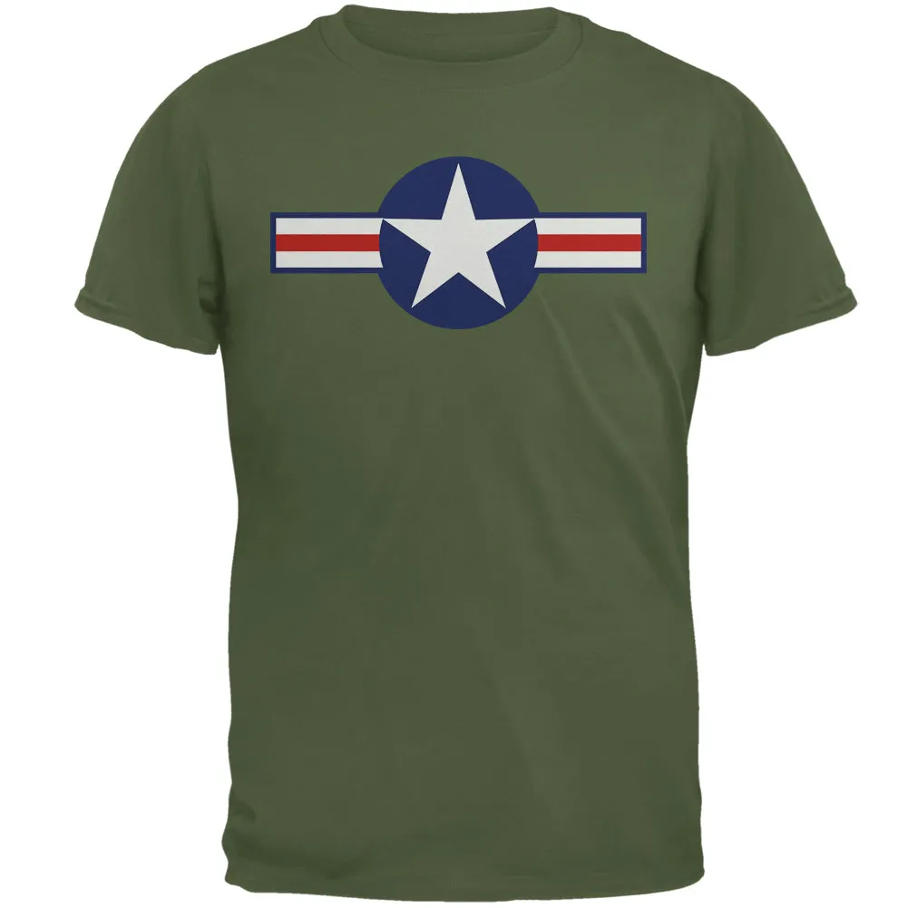 WWII Army Air Force Insignia Mens T Shirt sold by Old Glory
