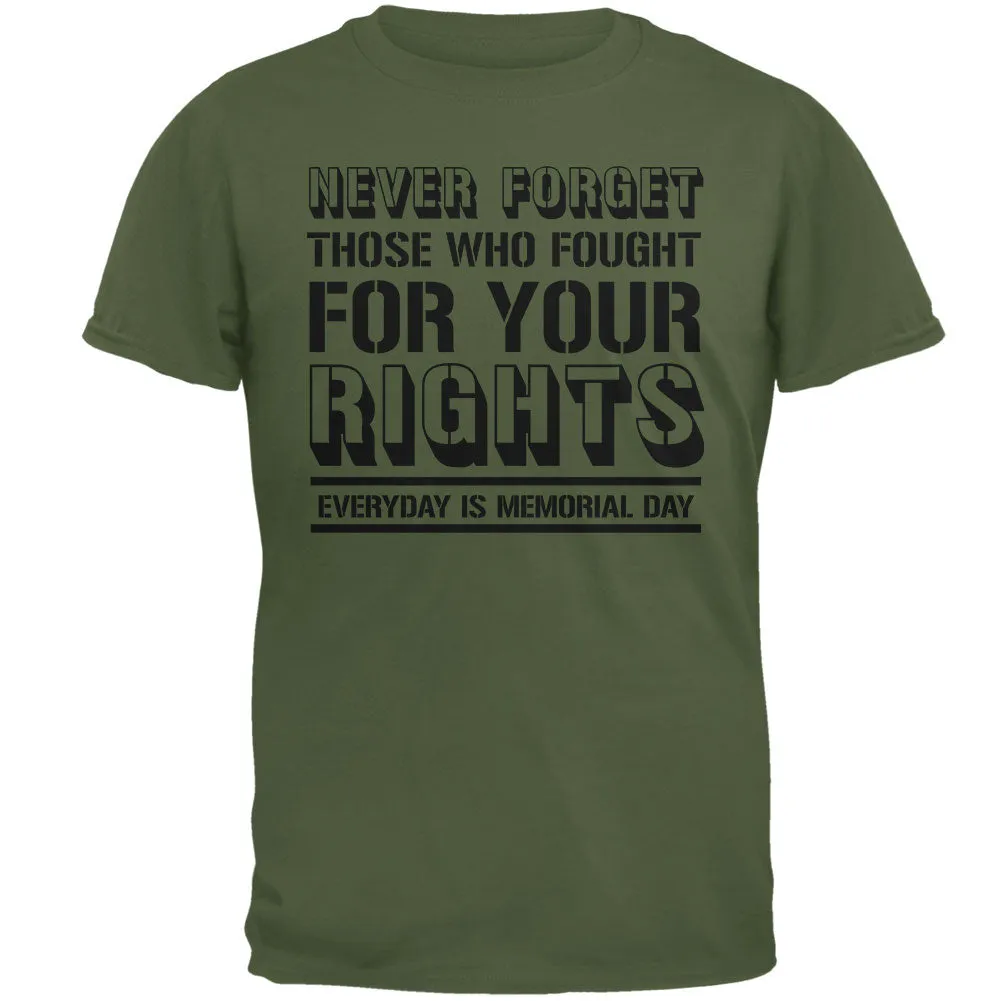 Never Forget Those Who Fought For Your Rights Military Mens T Shirt sold by Old Glory product image thumbnail 2