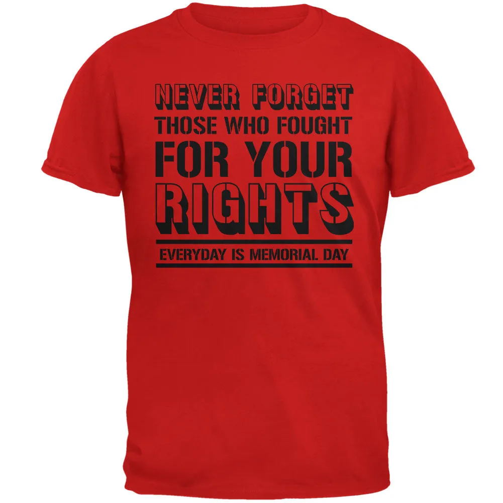 Never Forget Those Who Fought For Your Rights Military Mens T Shirt sold by Old Glory product image thumbnail 3