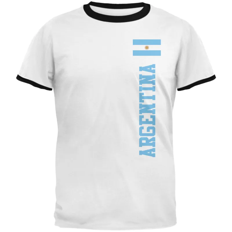 World Cup Argentina Mens Ringer T Shirt sold by Old Glory