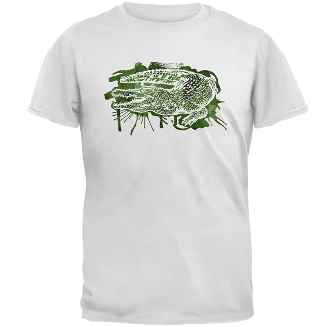 Alligator Swamp Water Splatter Mens T Shirt sold by Old Glory product image thumbnail 2