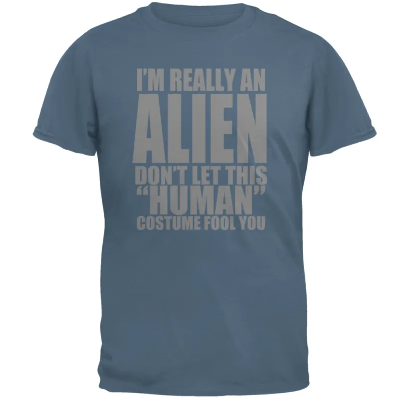 Human Alien Costume Mens T Shirt sold by Old Glory