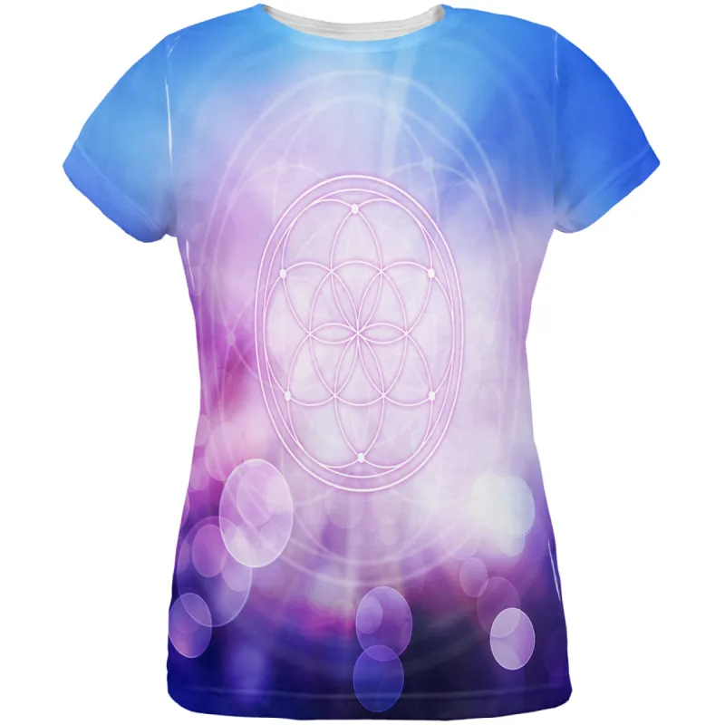 Sacred Geometry Seed of Life All Over Womens T Shirt sold by Old Glory