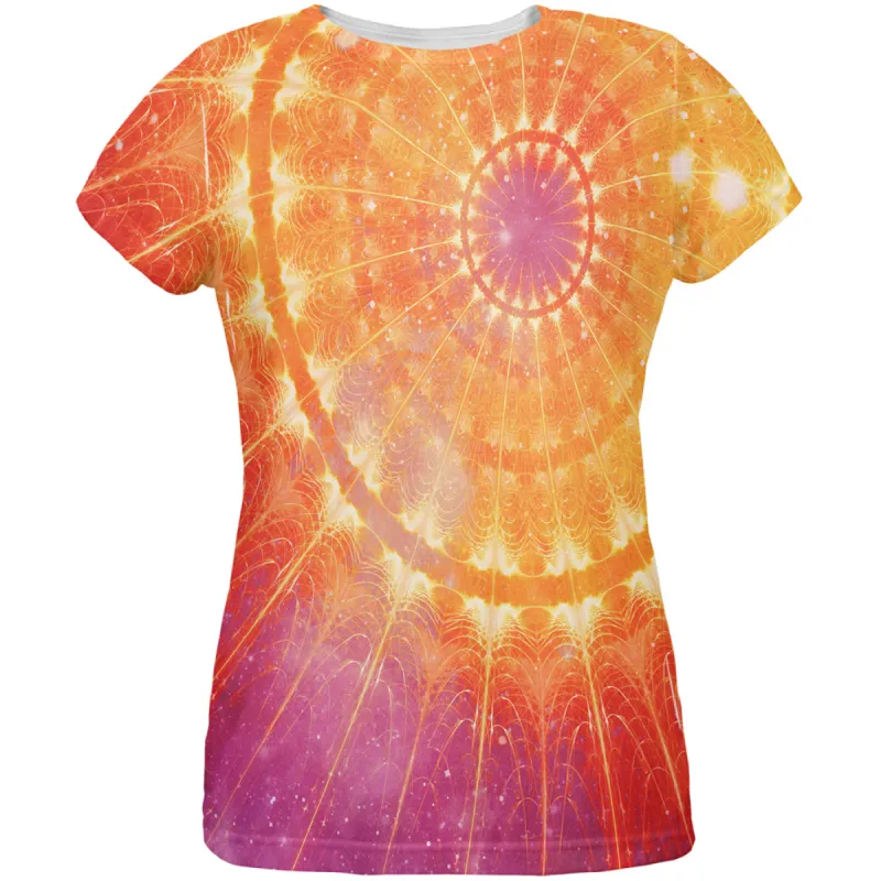 Celestial Cathedral Fractal Mandala All Over Womens T Shirt sold by Old Glory