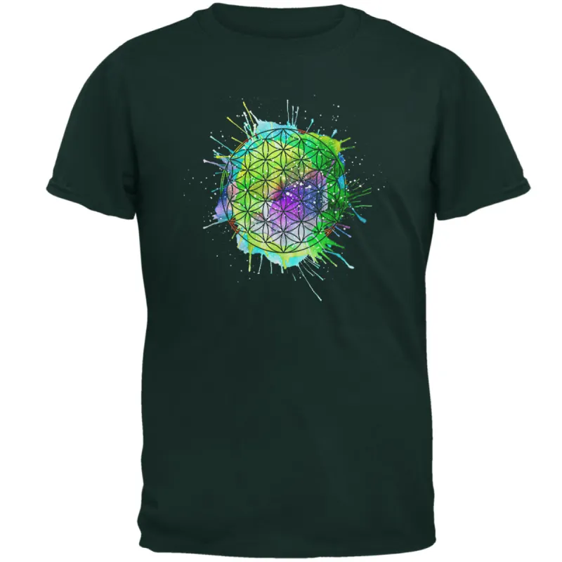 Universal Flower of Life Sacred Geometry Mens T Shirt sold by Old Glory