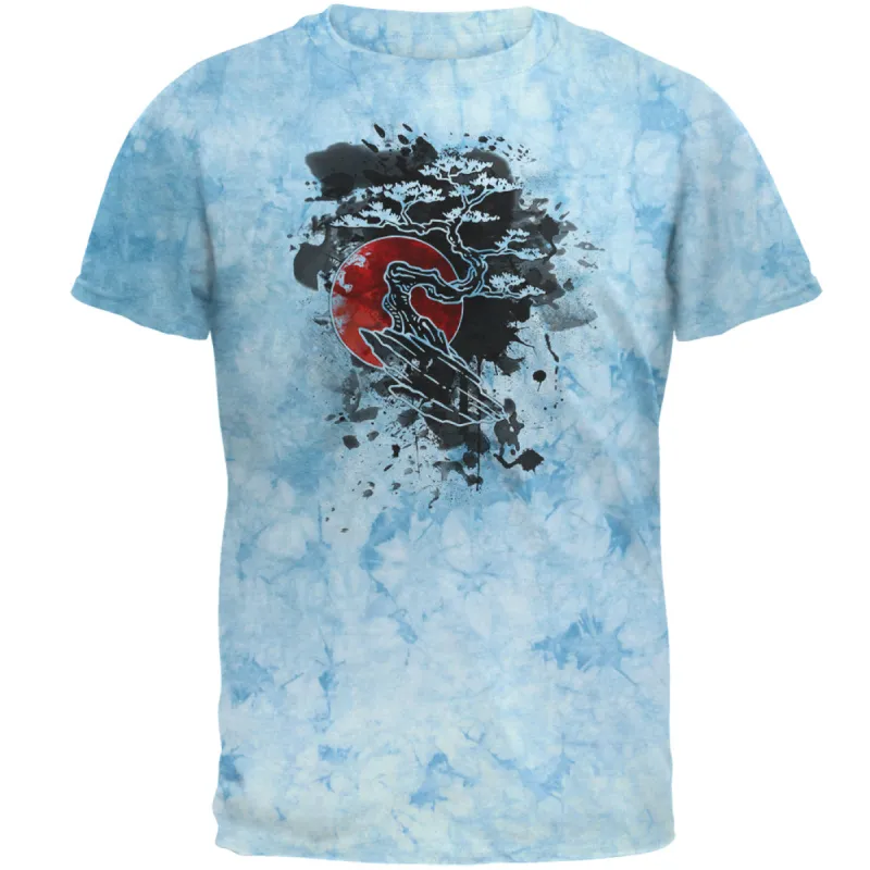 Japanese Bonsai Tree Ink Splatter Mens T Shirt sold by Old Glory