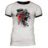 Japanese Bonsai Tree Ink Splatter Mens Soccer Jersey T Shirt sold by Old Glory