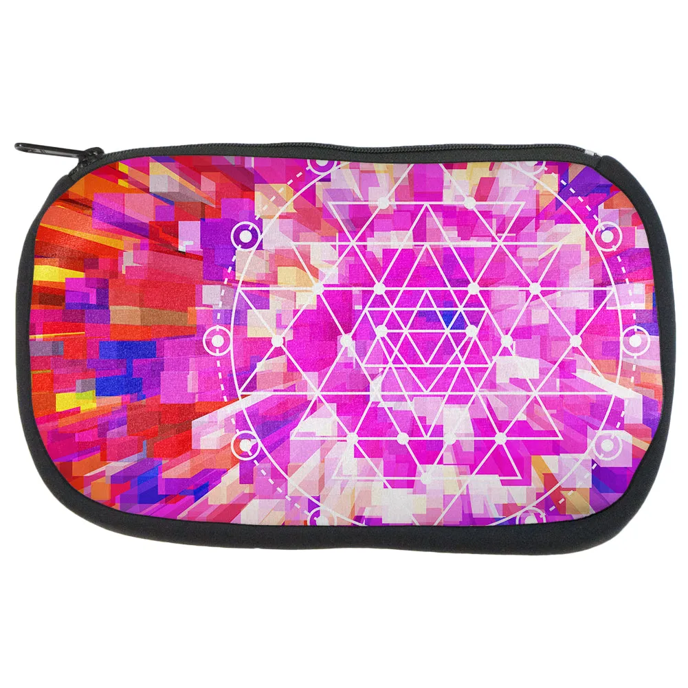 Sri Yantra Sacred Geometry Makeup Bag sold by Old Glory