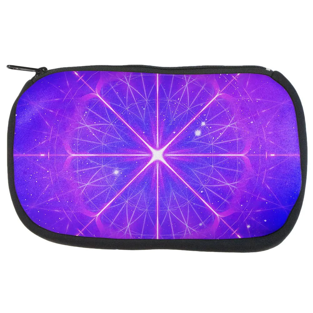 Celestial Gateway Fractal Mandala Makeup Bag sold by Old Glory