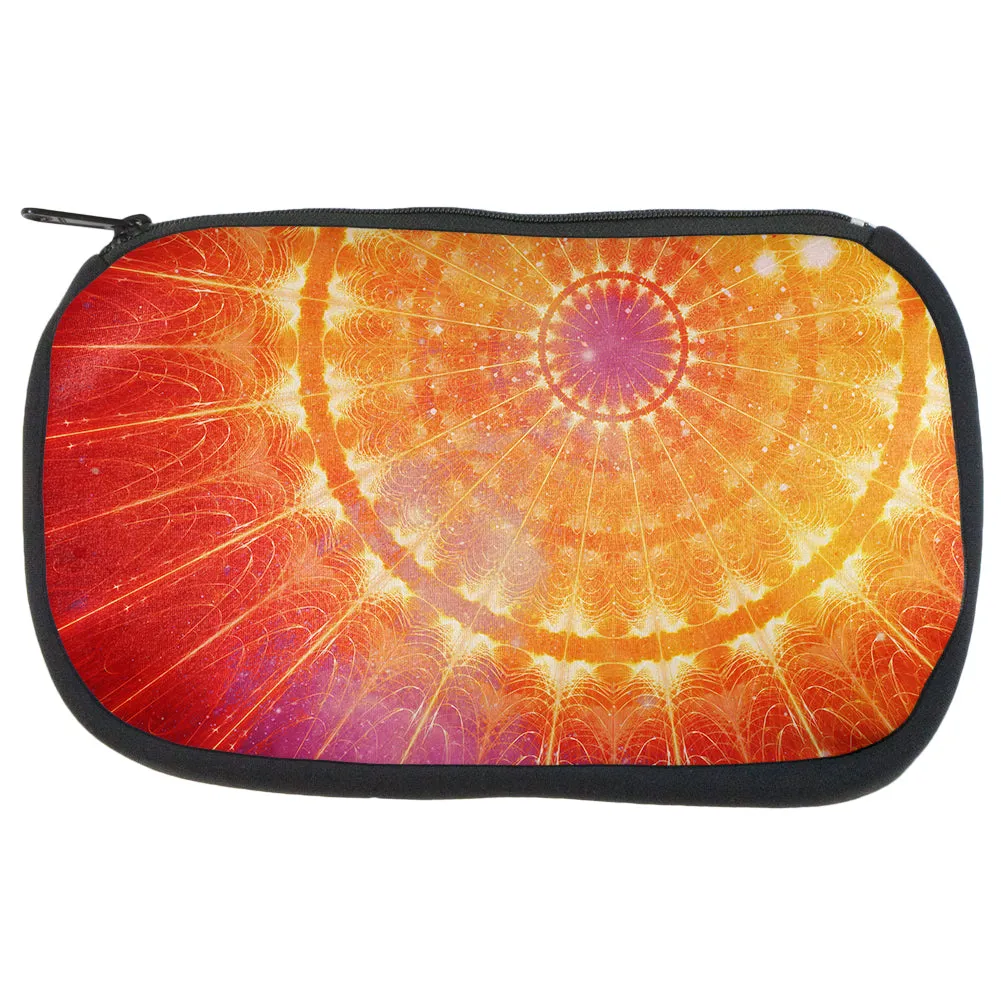 Celestial Cathedral Fractal Mandala Makeup Bag sold by Old Glory