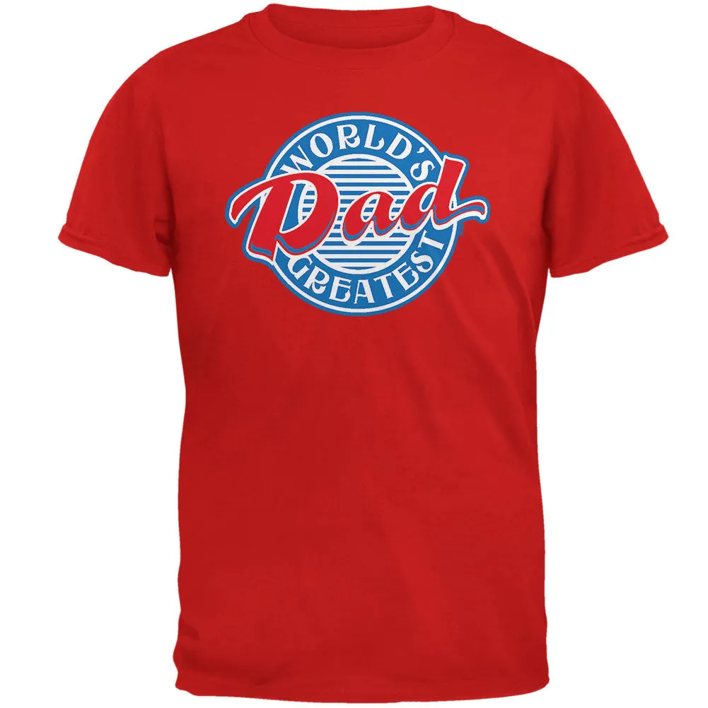 World's Greatest Dad Circle Mens T Shirt sold by Old Glory product image thumbnail 3