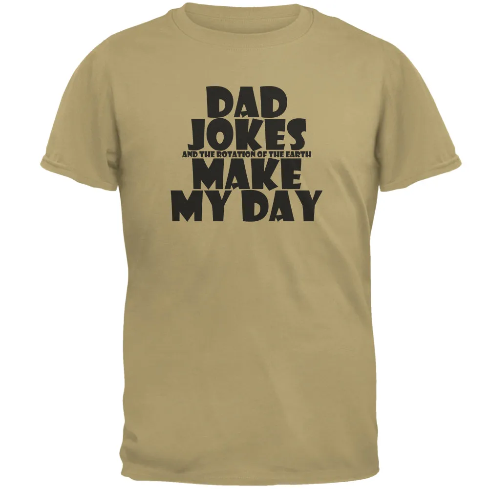 Father's Day Dad Jokes Make My Day Mens T Shirt sold by Old Glory product image thumbnail 5