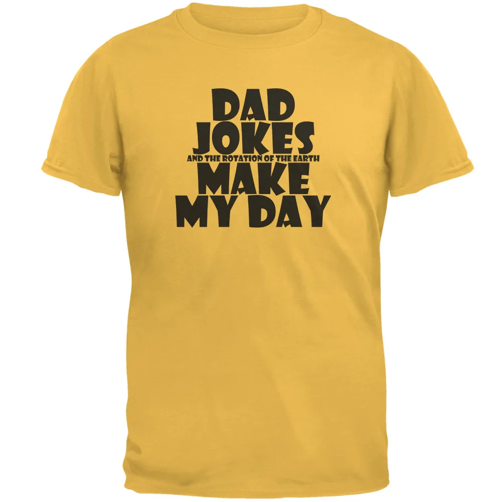 Father's Day Dad Jokes Make My Day Mens T Shirt sold by Old Glory product image thumbnail 2