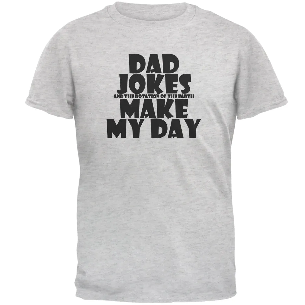 Father's Day Dad Jokes Make My Day Mens T Shirt sold by Old Glory product image thumbnail 3