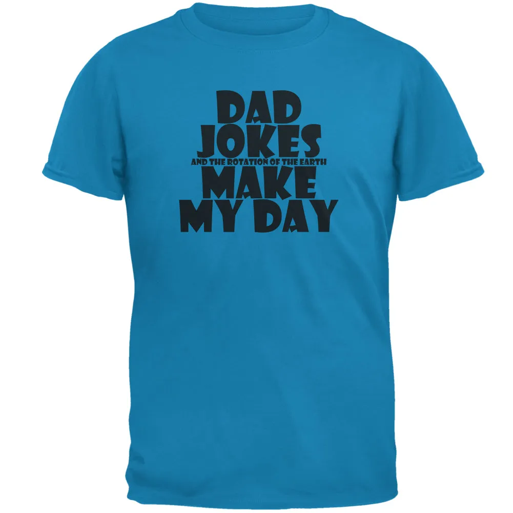 Father's Day Dad Jokes Make My Day Mens T Shirt sold by Old Glory product image thumbnail 4
