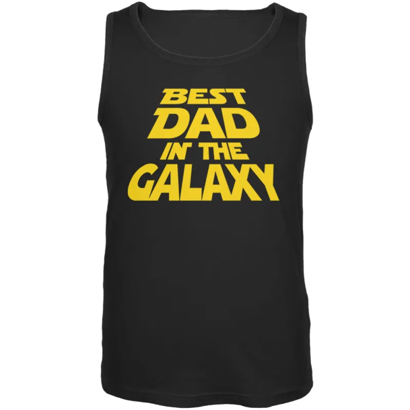 Best Dad In The Galaxy Mens Tank Top sold by Old Glory