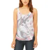 4th of July Freedom is Magical Unicorn Juniors Flowy Side Slit Tank Top sold by Old Glory