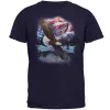 4th of July American Flag Bald Eagle Mens T Shirt sold by Old Glory