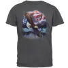 4th of July American Flag Bald Eagle Mens T Shirt sold by Old Glory