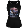 4th of July American Flag Bald Eagle Juniors Soft Tank Top sold by Old Glory