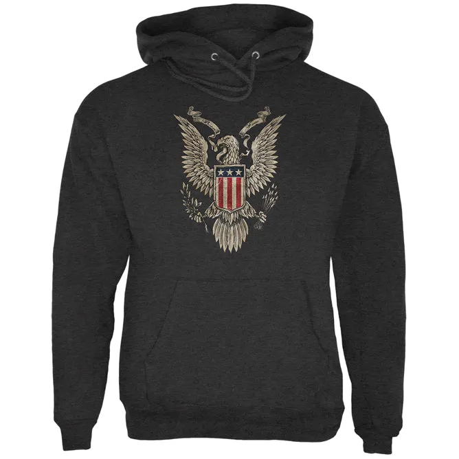 4th July Born Free Vintage American Bald Eagle Mens Hoodie sold by Old Glory product image thumbnail 2