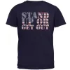 4th of July Stand Up or Get Out Mens T Shirt sold by Old Glory